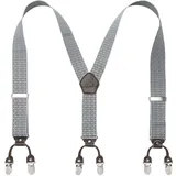 KANGDAI Herren Hosenträger 6 Clips Heavy Duty Men Braces Y Zurück 20 Farben Durable Elastic Verstellbare Hosenträger Starke Metall Clips Hosenträger - Einheitsgröße