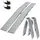 Trutzholm Auffahrrampe 226 cm 1360 kg klappbar Aluminium profiliert silber 2 St.