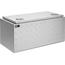 MSW Alubox Werkzeugkasten 119 L silber 91 x 44,5 x 43 cm
