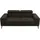 DOMO collection 2-Sitzer DOMO COLLECTION "Trento, mit Kufenfuß oder Einzelfuß", braun (espresso), B:208cm H:79cm T:104cm, 92% Polyester, 8% Nylon, Sofas, whlw. verstellbare Kopfteile, passend für gängige Saugroboter