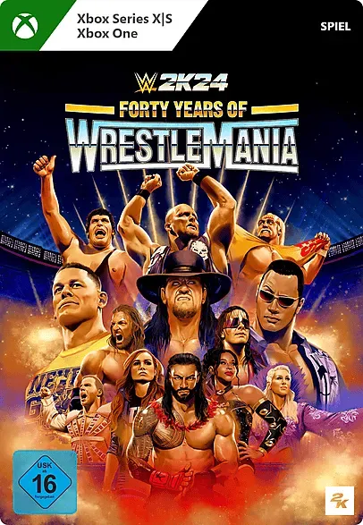 WWE 2K24 40 YEARS OF WRESTLEMANIA EDITION - [Xbox One & Xbox Series X S]