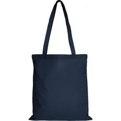 Personalisierbare Baumwolltasche mit Wunschdruck – OEKO-TEX® zertifiziert – 38x42 cm – 28 Farben – Lange Henkel – Individuell bedruckbar, dunkelblau, 250 Stück