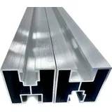 ALU Montageprofil Solarprofil in silber 2200 mm 40x40 BV Nut 8 & Nut 10 PV