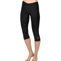 Trigema Leggings » Leggings 3/4 mit Kristallsteinen«, (1 tlg.), Gr. XS - US-Größen, schwarz, , 488155-XS US-Größen