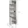 Möbel Boss Vitrine Ice 45 x 34 x 160 cm Weiß