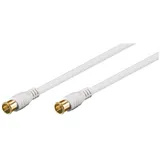 goobay 62743 F-Quick SAT Antennenkabel, 80 dB, 2x Geschirmt