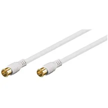 goobay 62743 F-Quick SAT Antennenkabel, 80 dB, 2x Geschirmt