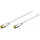 goobay 62743 F-Quick SAT Antennenkabel, 80 dB, 2x Geschirmt