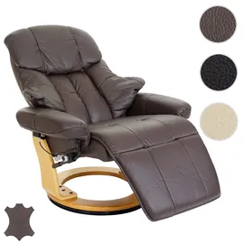 Robas Lund Relaxsessel Calgary 2 Leder 150 x 0 x 0 cm Braun drehbar