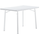 Sieger Garten-Klapptisch mit mecalit-Pro-Platte 115 x 70 x 72 cm weiß/marmordekor weiß