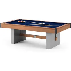 Bison Billardtisch Loft Schiefer, Simonis 860 Black, 9ft (Spielfeld 254x127 EINHEITSGRÖSSE