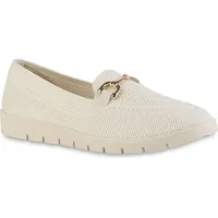 VAN HILL Slip Ons in Beige