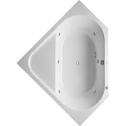 Duravit D-Code 5-Eck Whirlwanne 140 x 140 cm mit Jet Project