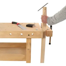 Rikta Hobelbank Holz 140 x 50 cm braun