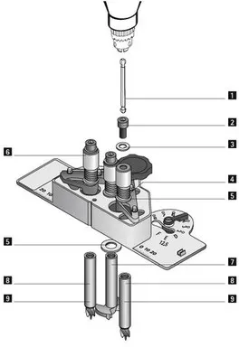 Ankörnlehre-Feder 9131488, DrillJig VB