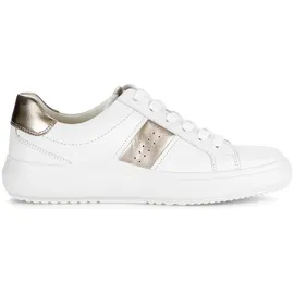 Gabor Sneaker Damen Weite G Weiß/Gold 38
