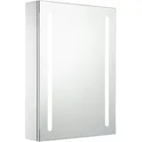 vidaXL LED-Spiegelschrank 50 cm weiß