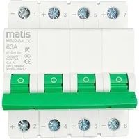 MATIS DC-Leitungsschutzschalter 4-polig 1000V 63A