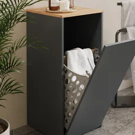 Vicco Viktor Badschrank 40,2 x 88,2 cm Anthrazit/Goldkraft Eiche