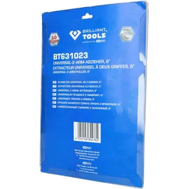 BRILLIANT TOOLS Universal-2-Arm-Abzieher, 6"