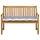 Beliani Gartenbank 120 x 88 x 0 cm Marineblau