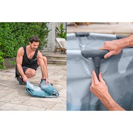 BESTWAY Lay-Z-Spa Eisbad Glacial Dip mit Filterpumpe Ø 90 x 80 cm