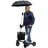 Eschenbach Regenschirm für Rollator schwarz