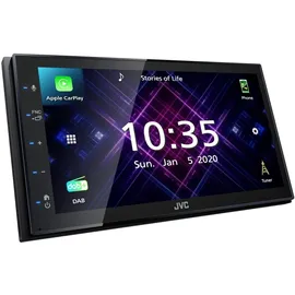 JVC KW-M565DBT Doppel-DIN Moniceiver mit DAB+, Bluetooth, Apple CarPlay, Android Auto, 17,3 cm Touchscreen