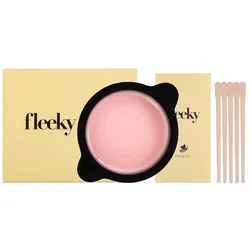 Fleeky Mikrowellen Wax Kit - Effektive Enthaarung & Hautpflege in Einem 100 g 