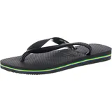 Havaianas Brasil Logo (Mini Me) Zehentrenner, Schwarz, 27/28 EU