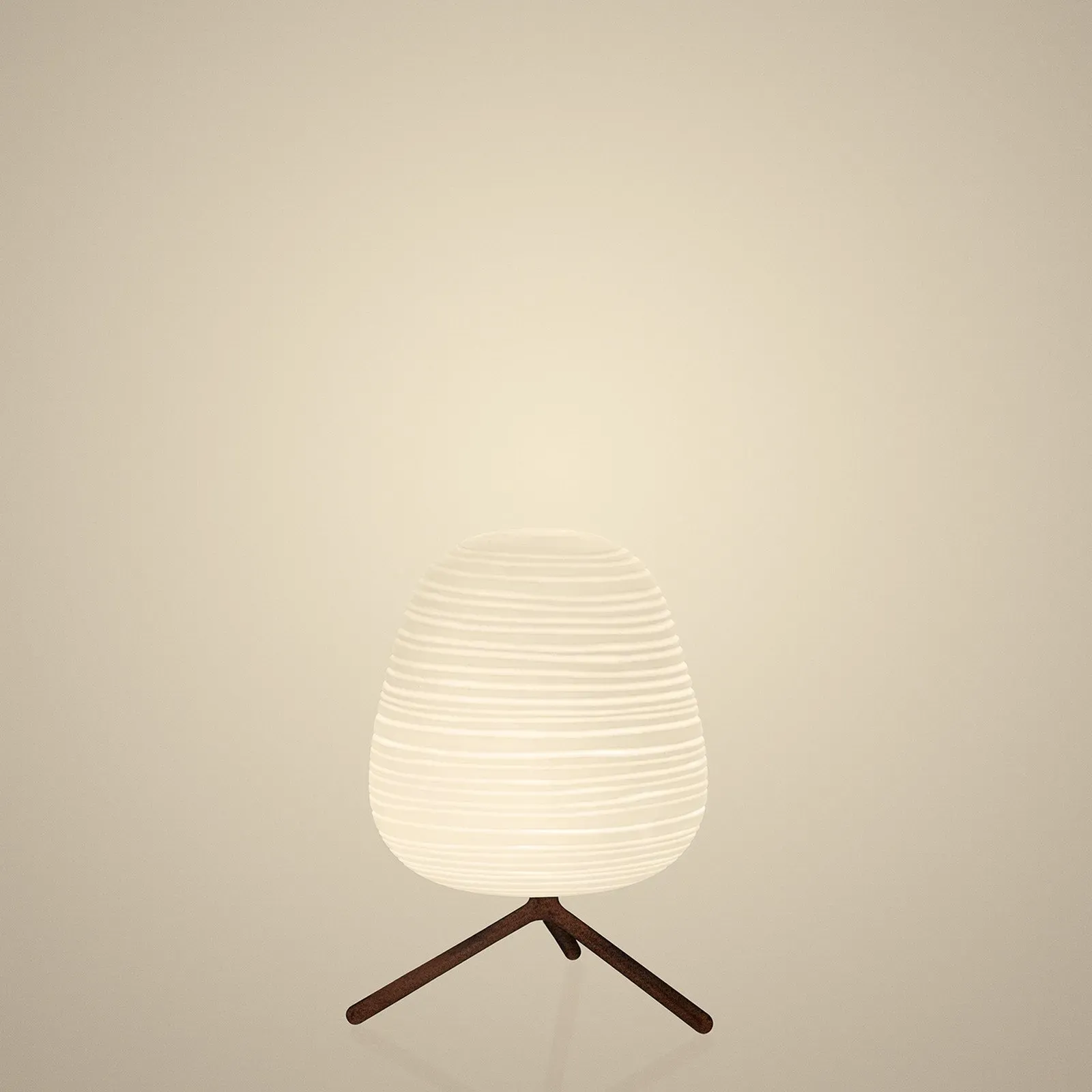 Tischleuchte Foscarini, Weiß, für Wohnzimmer, Metall - 26.5