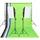 vidaXL Fotostudio-Beleuchtung-Set mit Hintergründen und Softboxen
