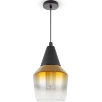 Paco Home Pendelleuchte »DIANA«, Leuchtmittel E27 Gold, Typ 4
