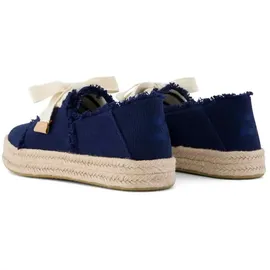 TOMS Carolina Lace UP navy beachside woven/fray 38