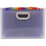 Exacompta Fächermappe Crystal 24 Fächer transparent, 1 St.