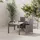 vidaXL Garten-Essgruppe 3-tlg. Grau