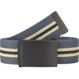 Jan Vanderstorm Gürtel Herren grau Polyester 100