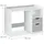 Relaxdays Kinderschreibtisch Relaxdays 80 x 60 x 38 cm MDF weiß/grau