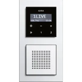Gira Unterputz-Radio RDS System 55 Reinweiß 248003
