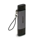 Lindy USB 3.2 Kartenleser, Typ C & A, SD/MicroSD