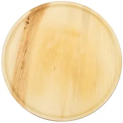 WISEFOOD 25 Teller - Palmblatt Teller Pizza rund 27 cm