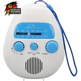 Wasserdichtes Badezimmerradio mit Lautsprecher FM AM für Outdoor, Dampf beständi