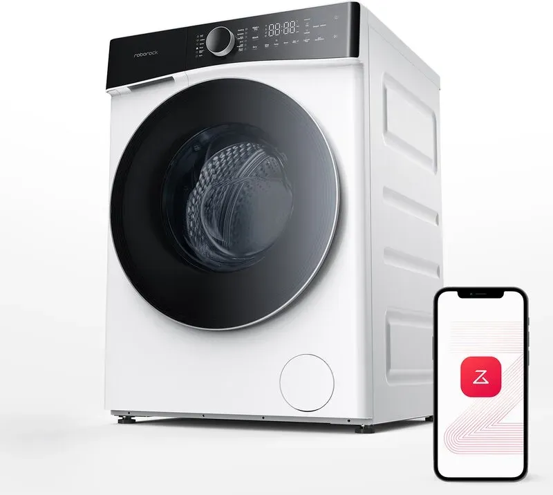 [€657 with Code K242] Roborock Zeo Lite Weiß Wasch-Trockenautomat / 10 kg Waschen & 6 kg Trocknen / Zeo-Zyklus-Trocknungstechnologie / RR Seafarer Wasch- & Trocknungs-Algorithmus / LintClear Selbstreinigungssystem / Automatische Dosierung [Energieeffizienzklasse E]