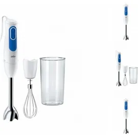 Braun MultiQuick 3 MQ 3005 Cream Stabmixer weiß/blau