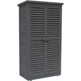 Habitat et Jardin Gartenschrank 46 x 160 x 87 cm Grau