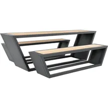 Home Deluxe Kobon Set 3-tlg. Braun