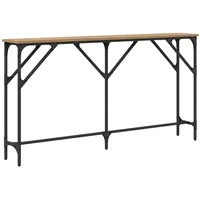 VidaXL Konsolentisch Eiche 140x23x75 cm Holzwerkstoff