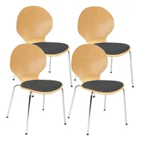 NOWY STYL 4 Nowy Styl Schalenstühle Cafe VI buche,