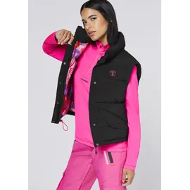 Chiemsee Steppweste CHIEMSEE, Damen, Gr. L (40), schwarz beauty, 100% Polyester, Westen Steppweste
