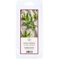 Purple River Duftwachs für Duftlampe | 4er Set Lemon Verbena | Duftwachs Floral | 10 Wax Melts für Duftlampe | Raumduft für Aromatherapie | 6h Duftdauer je Wax Melt